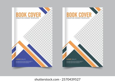 Modern and exclusive Print-ready business book cover template, creative style and creative layout
