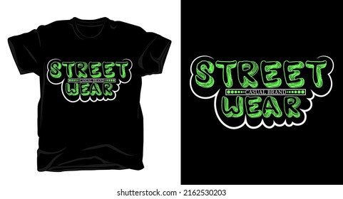 Modern and exclusive typography t-shirt design