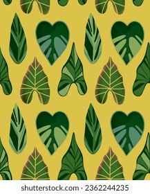 Modern exotic botanical pattern. Floral abstract contemporary seamless pattern. Hand drawn unique print.
