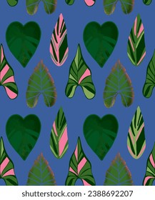 Modern exotic botanical pattern. Floral abstract contemporary seamless pattern. Hand drawn unique print.

