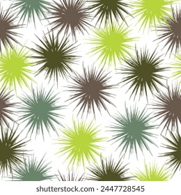 Modern exotic floral jungle pattern. Collage contemporary seamless pattern.  Abstract floral seamless pattern.