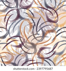 Modern exotic seamless pattern. Tropical leaves.  Abstract design of leaves and flowers. 