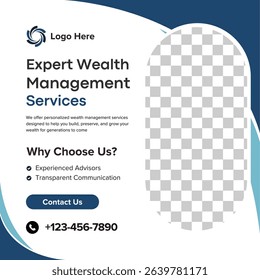 Modern Expert Wealth Management Service Instagram Post