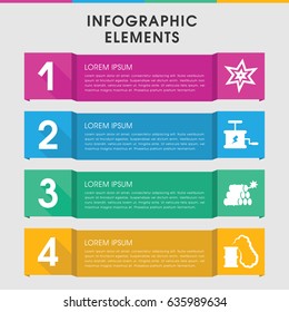 Modern explosion infographic template. infographic design with explosion icons includes explosion, dynamite. can be used for presentation, diagram, annual report, web design.