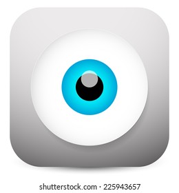 Modern eye app icon