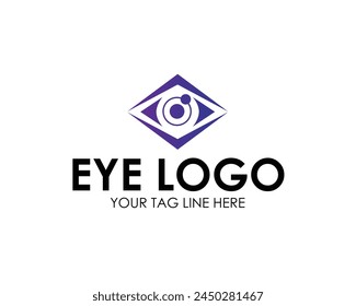 Modern Eye Care logo design template with good eye care logo design icon 