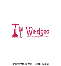 Modern Eye catching Wine Branding Logo. This logo is 100% unique and editable. You can download it and and edite your company name. please don't forget to credite me.