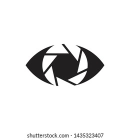 Modern eye logo design inspiration vector template