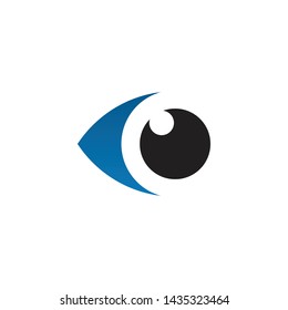 Modern eye logo design inspiration vector template