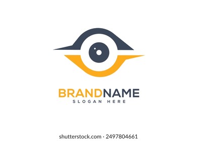 Modern eye logo vector design template. Eye icon creative logo vision design concept.