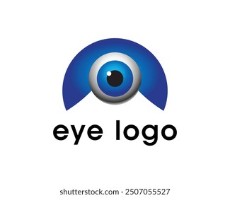 Modern eye logo vector design template. Eye icon creative logo vision design concept. 