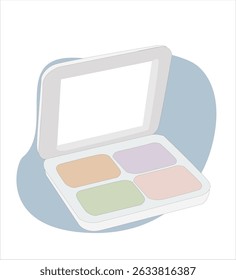 Modern eye shadow palette, eye shadow