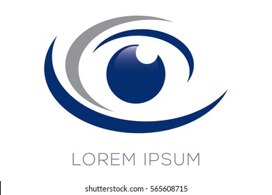 Modern Eye Symbol. It can be used in many aspects of modern and stylish eye image
