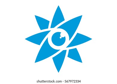Modern Eye Symbol. It can be used in many aspects of modern and stylish eye image
