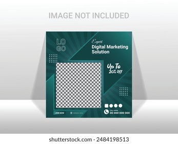 Modern Eye-Catching Creative Corporate Simple Social Media Post Design Template