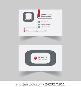 Modern, eye-catching creative design corporate business card template