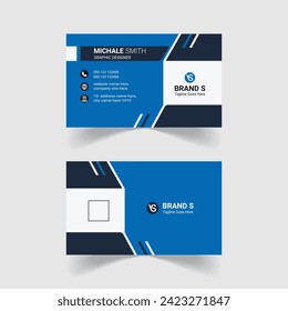 Modern, eye-catching creative design corporate business card template