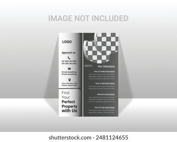 Modern Eye-catching Creative Real Estate Flyer Design