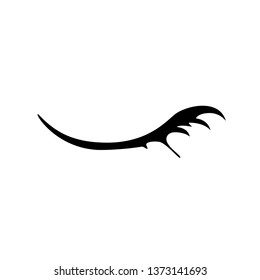 Modern eyelash extension logo design template