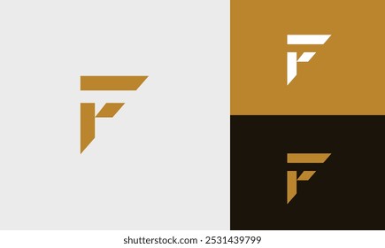 Modern F letter logo vector template