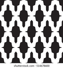 Modern fabric design black