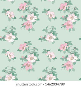 Modern fabric design pattern. Floral pattern for your design. Vector  illustration. Modern seamless pattern for interior decoration, wrapping paper, graphic design and textile. Background.