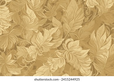 Modern fabric design pattern. Floral pattern for your design. Illustration.