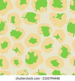 Modern Fabric Texture, Wild Fur Repeat Pattern. Elegant Cheetah Wildlife Seamless Leopard Print. Glamour Animal Skin Fashion Pattern. Leopard Print Seamless Vector Design. Cheetah Textile Background.