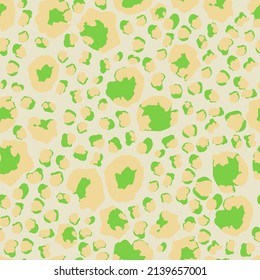 Modern Fabric Texture, Wild Fur Repeat Pattern. Trendy Animal Skin Fashion Pattern. Elegant Cheetah Jungle Seamless Leopard Print. Leopard Print Seamless Vector Design. Cheetah Textile Background.