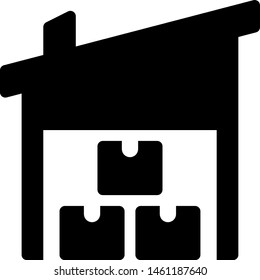 Modern fabric warehouse for boxes storage facility