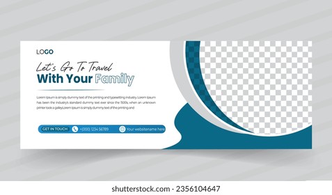 Modern Facebook Cover Design Template, Banner Template and Web Banner Template Design for Social Media Post,with image folder.