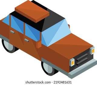 
Modern Family Car  Flat Icon