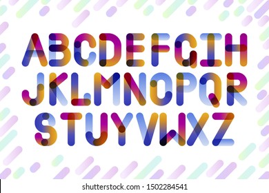 Modern fancy geometry font alphabet. Handwritten font letters. Hand lettering font for your design: logo, slogan, decor postcard, greeting, motivation quotes, positive message