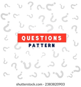 modern faq mark sign pattern background get answers of queries vector