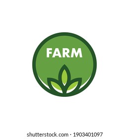 Modern Farm Garden Logo Icon Vector Stock Vector (Royalty Free ...