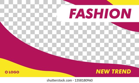 Modern Fashion Beauty Banner Template Design Vector