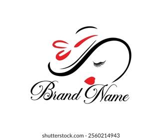 Modern Fashion and Beauty Logo Design Vector