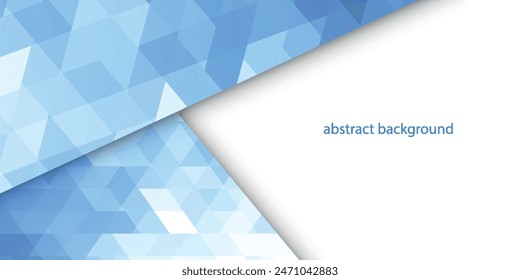 Modern fashion blue abstract lines background