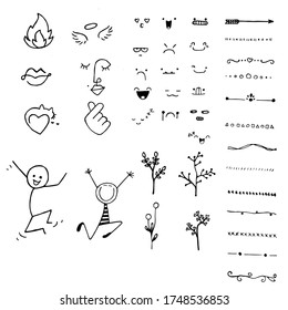 Moda moderna con línea continua, cara de dibujo. Plantilla de diseño de moda.