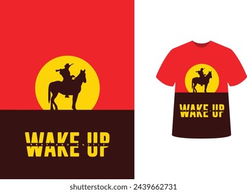 modern fashion Riding Horse Retro Vintage Horse T-shirt Design vector illustration