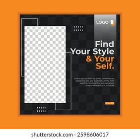 Modern Fashion Sale Social Media Post Aesthetic Instagram Template