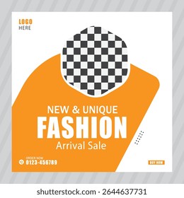 Modern fashion social media instagram post