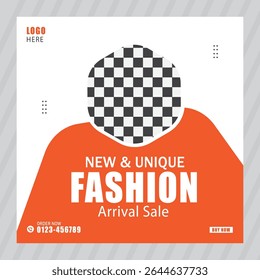 Modern fashion social media instagram post