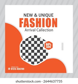 Modern fashion social media instagram post