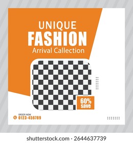 Modern fashion social media instagram post