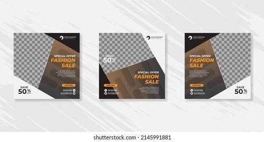 Modern Fashion social media post templates