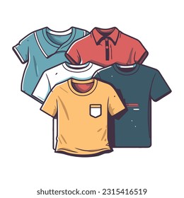 Modern fashion store shirts icon isolated