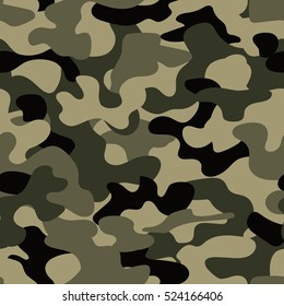 Modern fashion vector trendy camo pattern