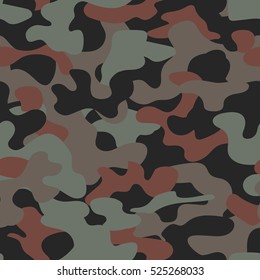 Modern fashion vector trendy camo pattern