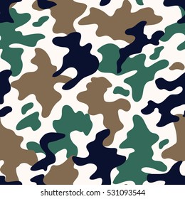 Modern Fashion Vector Trendy Camo Pattern